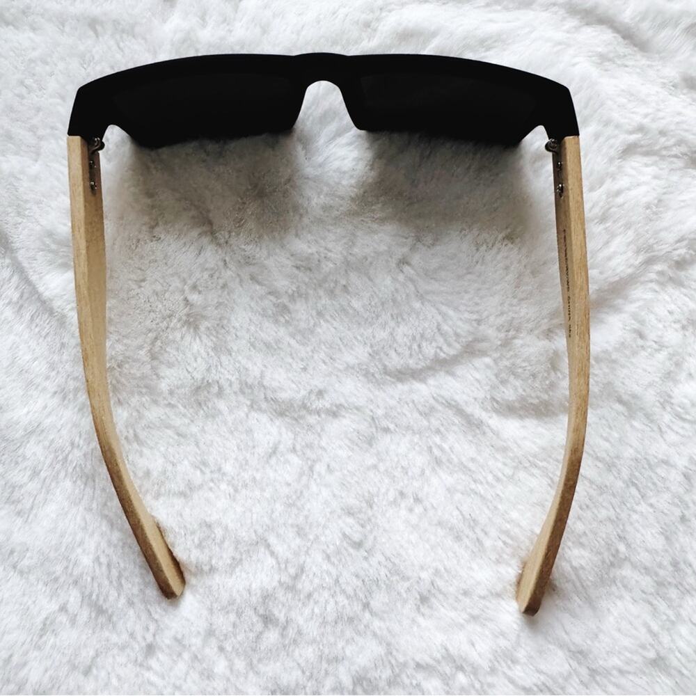 Jensen Black & Light Wood Sunglasses - Picture 8 of 10